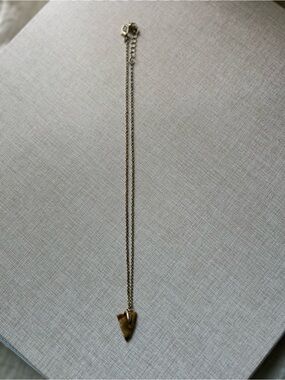 Boutique Gold Tone Arrowhead Necklace
